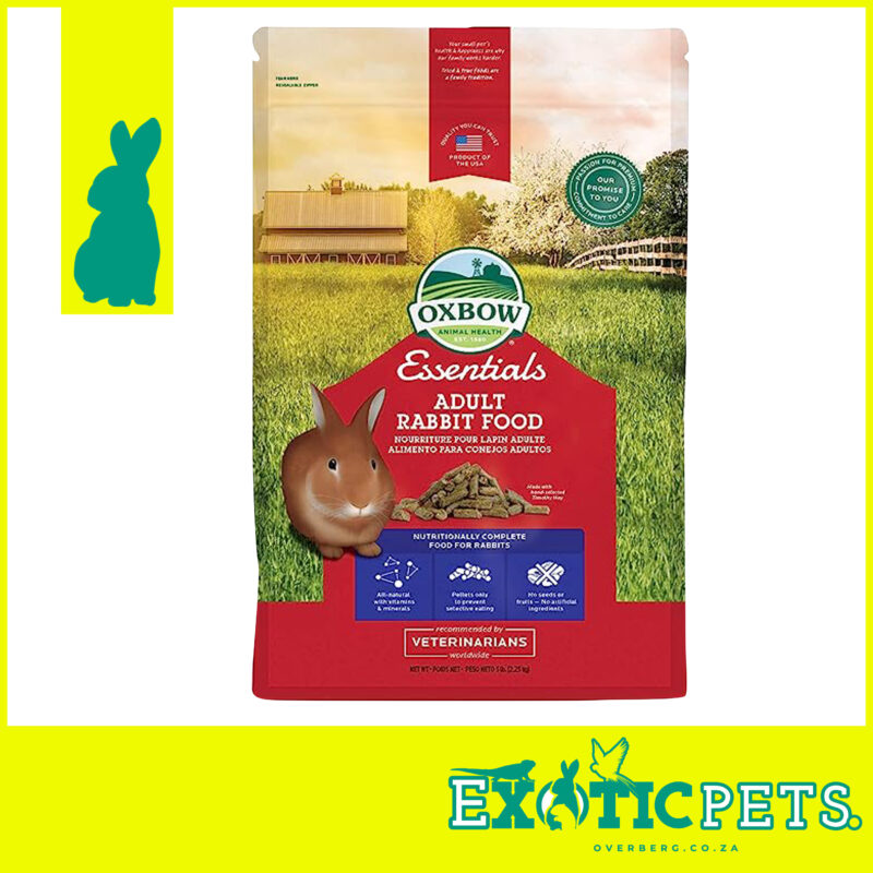 Oxbow Essentials Adult Rabbit Pellets | Exotic Pets Overberg