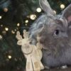 Rosewood Patchwork Reindeer Gnaw - Image 2