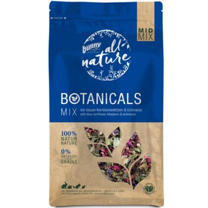 Bunny Nature Botanicals Mid Mix Blue Cornflower Blossoms & Echinacea
